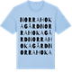 Blue Soul t-shirt med Norra Hokagård ordlek t-shirt
