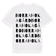 Norra Hokagård ordlek t-shirt