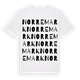 Norremark ordlek t-shirt