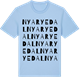 Blue Soul t-shirt med Nya Ryedal ordlek t-shirt