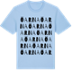 Blue Soul t-shirt med Öarna ordlek t-shirt