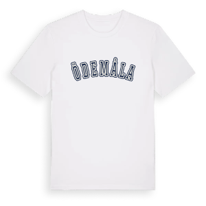 Ödemåla college t-shirt – ekologisk bomull t-shirt från Pinshirt