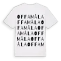 Offamåla ordlek t-shirt