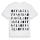 Offamåla ordlek t-shirt