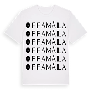 Offamåla ordlek t-shirt – ekologisk bomull t-shirt från Pinshirt