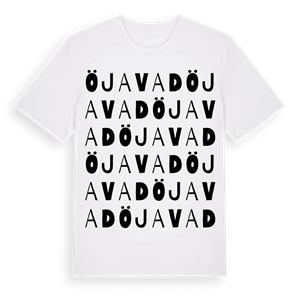 Öjavad ordlek t-shirt – ekologisk bomull t-shirt från Pinshirt