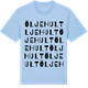 Blue Soul t-shirt med Öljehult ordlek t-shirt
