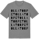 Mid Heather Gray t-shirt med Ollatorpet ordlek t-shirt