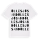 Öllesjösand ordlek t-shirt