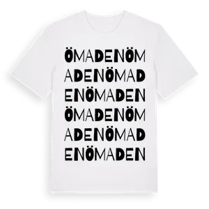 Ömaden ordlek t-shirt – ekologisk bomull t-shirt från Pinshirt