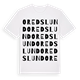 Oredslund ordlek t-shirt