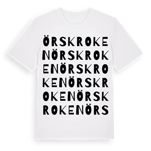 Örskroken ordlek t-shirt – ekologisk bomull t-shirt från Pinshirt