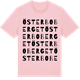 Pink Cotton t-shirt med Österboberget ordlek t-shirt