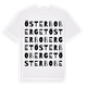 White t-shirt med Österboberget ordlek t-shirt