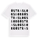 Östra Skogsborg ordlek t-shirt