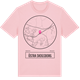 Pink Cotton t-shirt med Östra Skogsborg t-shirt