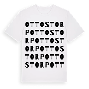 Ottos torp ordlek t-shirt – ekologisk bomull t-shirt från Pinshirt