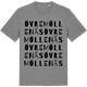Mid Heather Gray t-shirt med Övre Möllenäs ordlek t-shirt