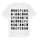 Övre Persgärde ordlek t-shirt