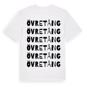 Övre Tång ordlek t-shirt – ekologisk bomull t-shirt från Pinshirt