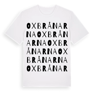 Oxbrånarna ordlek t-shirt – ekologisk bomull t-shirt från Pinshirt
