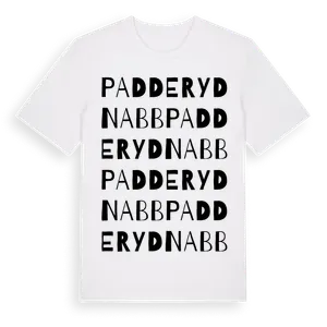 Padderydnabb ordlek t-shirt – ekologisk bomull t-shirt från Pinshirt