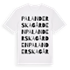Palanderska gården ordlek t-shirt