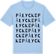 Blue Soul t-shirt med Pålycke ordlek t-shirt
