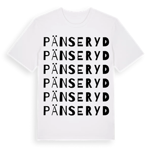 Pänseryd ordlek t-shirt – ekologisk bomull t-shirt från Pinshirt