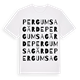 Pergumsa gärde ordlek t-shirt