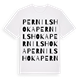 Pernilshoka ordlek t-shirt