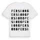 Persborg ordlek t-shirt