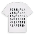 Persmåla ordlek t-shirt