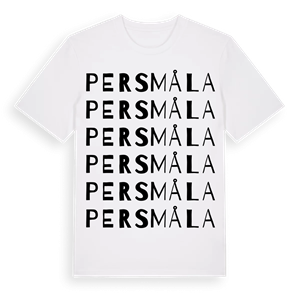 Persmåla ordlek t-shirt – ekologisk bomull t-shirt från Pinshirt