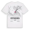 Pottholmen karta t-shirt
