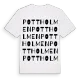 Pottholmen ordlek t-shirt