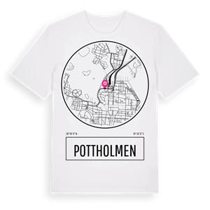 Pottholmen t-shirt – ekologisk bomull t-shirt från Pinshirt