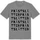 Mid Heather Gray t-shirt med Prästslätten ordlek t-shirt