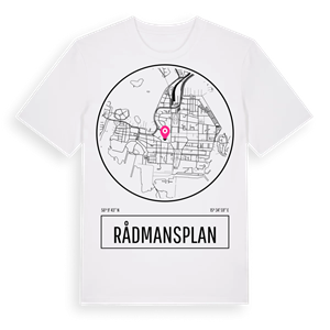 Rådmansplan t-shirt – ekologisk bomull t-shirt från Pinshirt