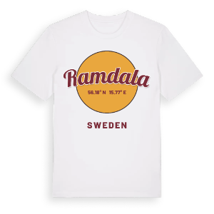 Ramdala cirkel t-shirt – ekologisk bomull t-shirt från Pinshirt
