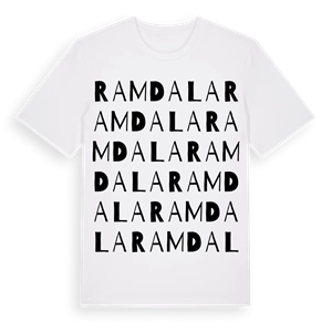 Ramdala ordlek t-shirt – ekologisk bomull t-shirt från Pinshirt