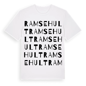 Ramsehult ordlek t-shirt – ekologisk bomull t-shirt från Pinshirt