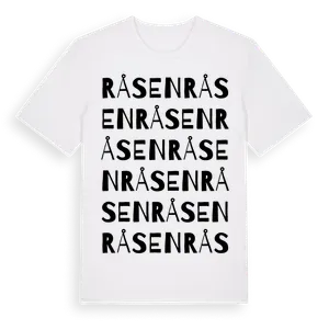 Råsen ordlek t-shirt – ekologisk bomull t-shirt från Pinshirt