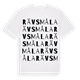 White t-shirt med Rävsmåla ordlek t-shirt