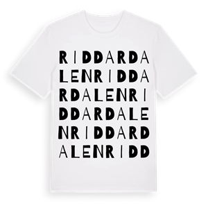 Riddardalen ordlek t-shirt – ekologisk bomull t-shirt från Pinshirt