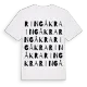 Ringåkra ordlek t-shirt