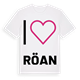 Jag älskar Röan t-shirt stort tryck