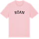 Pink Cotton t-shirt med Röan böjd t-shirt