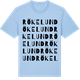 Blue Soul t-shirt med Rökelund ordlek t-shirt