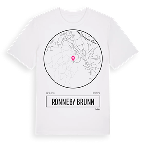 Ronneby brunn t-shirt – ekologisk bomull t-shirt från Pinshirt